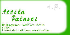 attila palasti business card